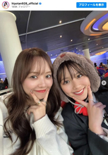 元日向坂46・濱岸ひより、渡邉美穂とディズニー満喫　「2人とも可愛すぎ」「尊い」