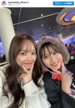 元日向坂46・濱岸ひより、渡邉美穂とディズニー満喫　「2人とも可愛すぎ」「尊い」