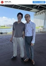 『リブート』180cm超　“高身長コンビ”に反響「スタイルいい〜！」