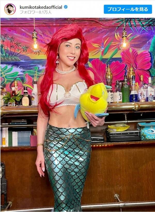 武田久美子 再現度高すぎ ディズニープリンセスのコスプレに反響続々 リアル 美しい 22年8月17日 エキサイトニュース