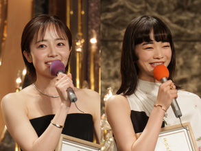 ＜第49回日本アカデミー賞＞見上愛＆森田望智が新人俳優賞受賞！　見上は親友・河合優実と“共演”に涙！