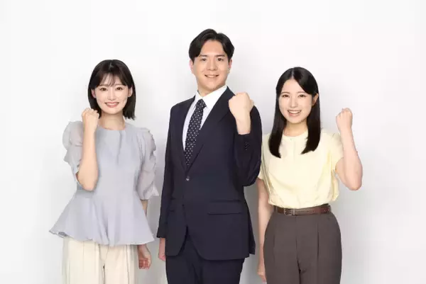 フジ新人アナ・川辺真美子、出井将、永田莉紗が『めざましテレビ』で地上波初登場