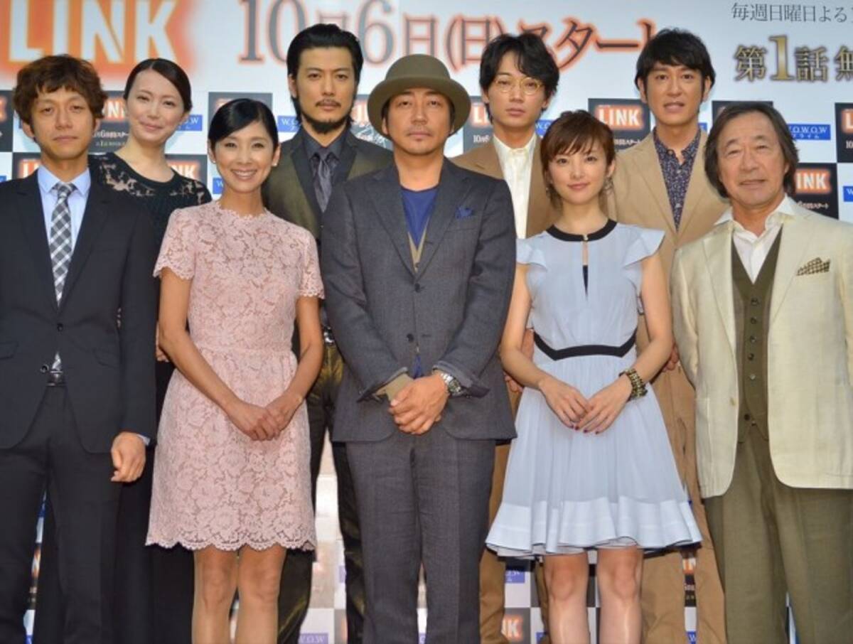 大森南朋 綾野剛との初対面に照れ合い Wowow Link 完成披露試写会 13年9月29日 エキサイトニュース