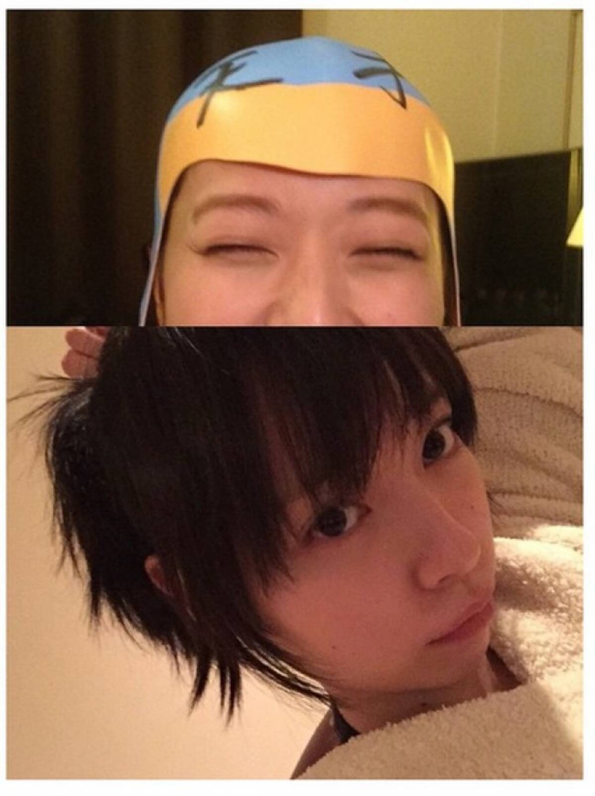 戸田恵梨香 坊主カツラ姿を披露 天才 との文字に おもしろ過ぎます の声 15年2月12日 エキサイトニュース