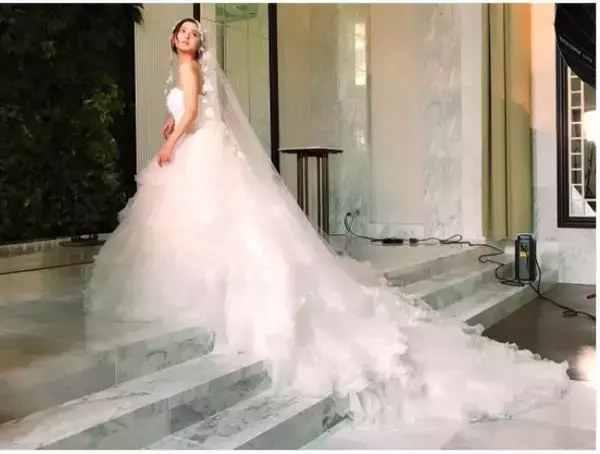 佐々木希、美しすぎるウェディングドレス披露に「ディズニーのプリンセス」と絶賛の声