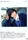 「真野恵里菜、黒髪ショートボブのJK制服姿に反響「同級生になりたい」」の画像1