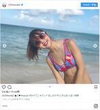 「藤田ニコル、ビキニ＆人魚姫姿でサイパンのビーチを満喫 「くびれがすてき！」」の画像1