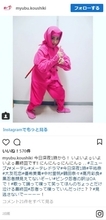にんにん！ 平祐奈、ド派手な“ピンク忍者”に変身 「かわいい」と反響