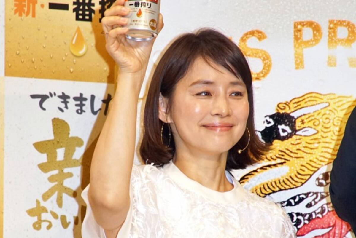 石田ゆり子 ビールは きれいな夕焼けを眺めながら飲みたい 19年4月22日 エキサイトニュース