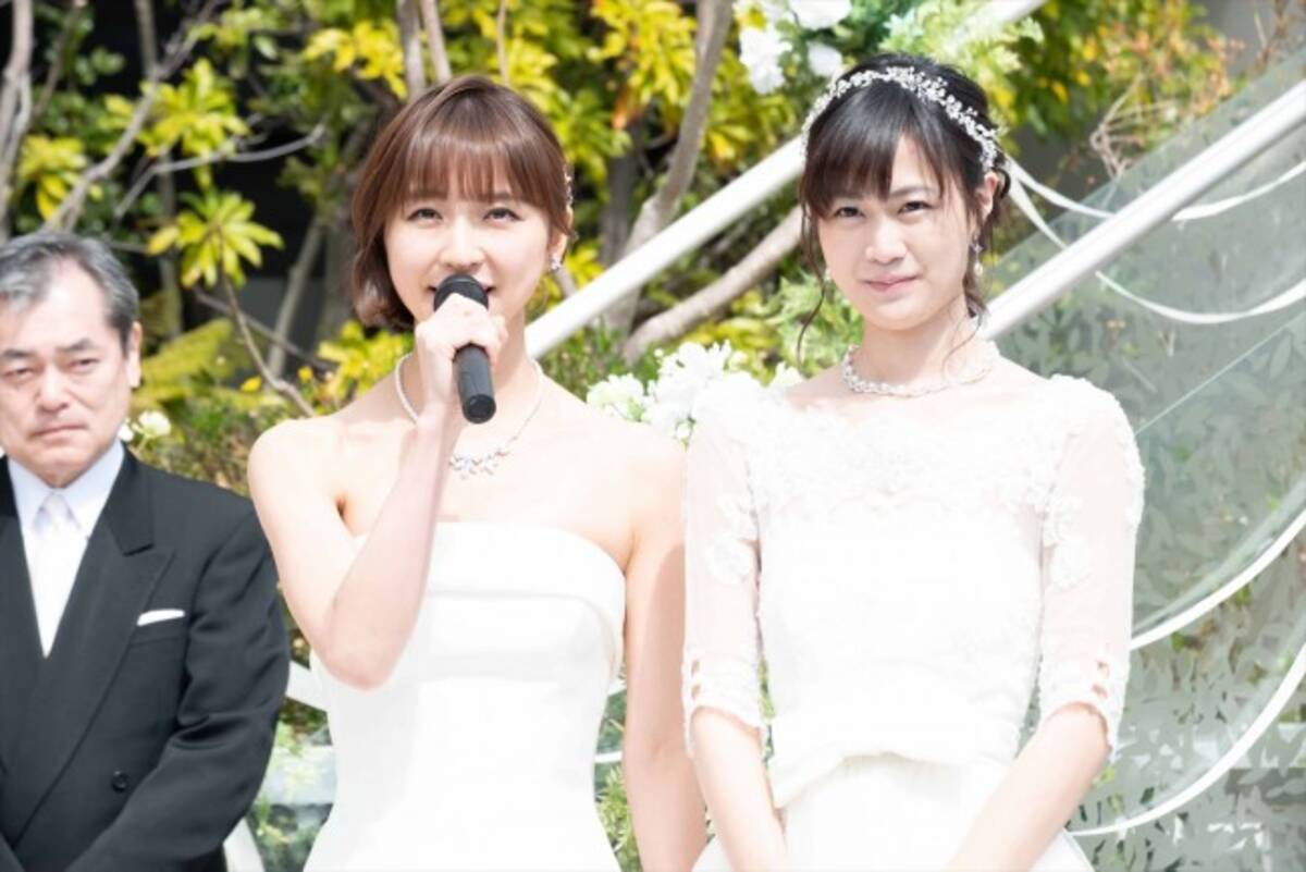 篠田麻里子 ミストレス で肩出しウエディングドレス姿披露 大政絢とはベッドシーンも 19年5月23日 エキサイトニュース