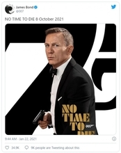 『007／ノー・タイム・トゥ・ダイ』さらに半年の延期を発表　10月8日世界公開へ