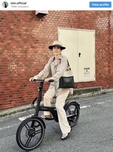 井川遥、「46歳スタートしました」自転車に乗るナチュラルな姿に反響　「いつも素敵」