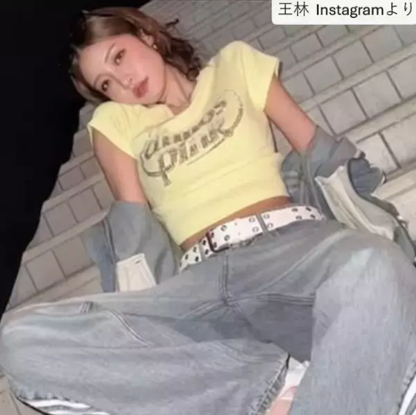 王林、デニムパンツ姿でポージング　ネット衝撃「スタイル抜群」「美しすぎる」