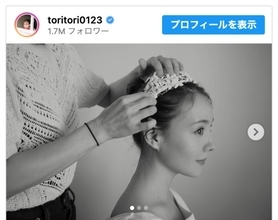 結婚発表のトリンドル玲奈、ウエディングフォトに反響「オードリー・ヘプバーンかと」