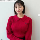 「テレ朝お天気お姉さん26歳、真っ赤なニット姿が「スタイル抜群」「可愛すぎる」　昨年はデジタル写真集も発売」の画像1
