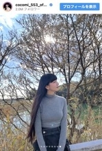 Cocomi、短パンで美脚あらわ春先取りコーデでお出かけ