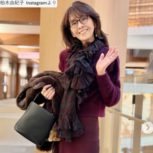 柏木由紀子78歳、エレガントなスカート姿が「美しい」「スタイル抜群」「素敵」