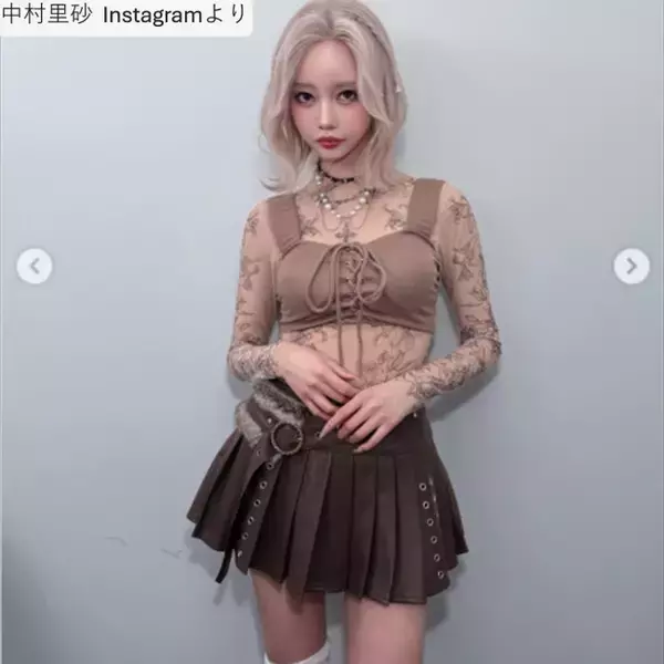 中村雅俊の美人娘36歳、金髪×ミニスカ姿が「スタイル抜群」「可愛すぎる」