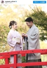 【婚約発表】能條愛未、中村橋之助との2ショット公開　「梨園の妻になるとは」乃木坂46ファン驚き