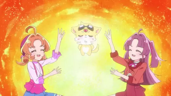『名探偵プリキュア！』第8話「プリティホリックでプリティスマイル！」、ジェット先輩の発明品をグッズにしてお店を開こう