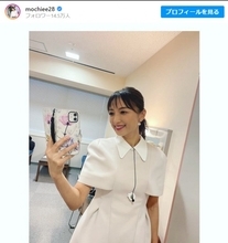 望月理恵50歳、“白衣の天使”に変身「モッチー可愛い」「癒されます」と反響