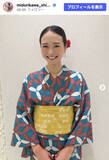 「『鬼連チャン』で話題の激走美女168cm、かれんな浴衣姿に「和も素敵「美人がさらに際立つ」」の画像1