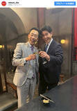 「『リブート』北村有起哉＆伊藤英明、笑顔のオフショットに反響　「最高の表情」「爽やかスマイル」」の画像1