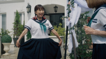 『夫婦と16歳』“美子”かたせ梨乃「16歳の会」でセーラー服姿披露　旧友への恐怖の仕打ちに鳥肌「えぐい」「ホラーすぎる」