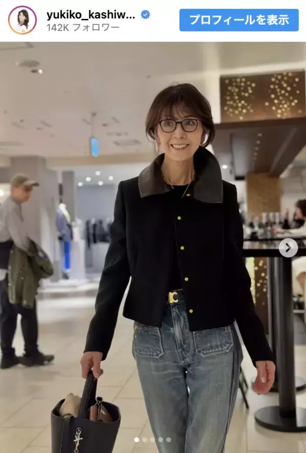 柏木由紀子78歳、25年前のジャケットを着こなしネット絶賛「本当に素敵」「憧れる」