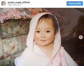 櫻坂46・菅井友香、幼少期の写真公開　「天使みたい」「お嬢様」と反響