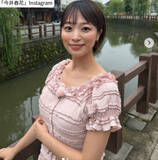 「テレ朝お天気お姉さん27歳、ピンクのトップス姿が「プロポーション抜群」　昨年はデジタル写真集も発売」の画像1