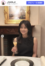 「幾つになっても可愛い」「素敵なファミリー」“梨園の妻”前田愛、誕生日を家族に祝われる