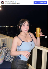 “ミスヤンマガ”美女24歳、スタイルの良さ丸わかりキャミソール姿に反響