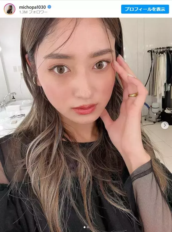 みちょぱ、初めての“河北メイク”で「盛れすぎた」姿を公開　「素敵すぎてやばい」と反響