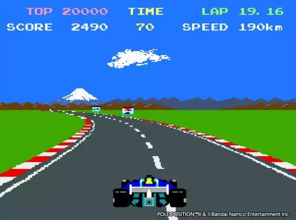 Switch／PS4『アーケードアーカイブス ポールポジションII』12月7日に配信　好タイムを目指して競うレースゲーム