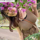 「グラビア話題44歳・元NHKの竹中知華アナ、抜群プロポーションのニット姿披露「すんごい」「AI超えてる」」の画像1