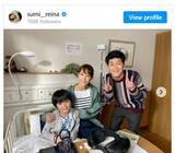 「『DCU』鷲見玲奈、“息子”と“元カレ”とほのぼの3ショットに「役者さんしてますねー」の声」の画像1