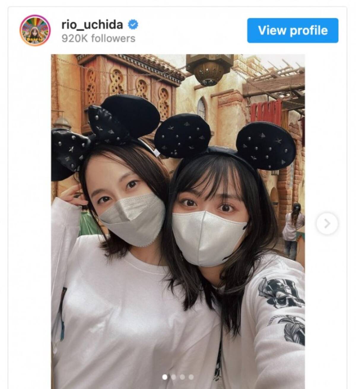 内田理央 松井玲奈 ペアルックでディズニーシー満喫 ペアルック可愛い ラブラブ と反響 22年5月16日 エキサイトニュース