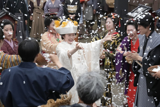 『ばけばけ』“トキ”高石あかり、花嫁姿にネット祝福と心配の声続々「どうなってヘブンさんと…？」「今からつらすぎる」