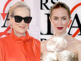 「メリル・ストリープ、エミリー・ブラントのドレスを『プラダを着た悪魔』ミランダ風にチェックする姿が話題」の画像1