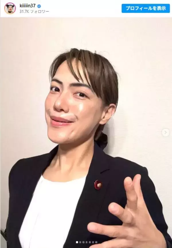小野田紀美大臣にそっくり!?　よしもと新喜劇美女のなりきりコスに反響「凄いクオリティ」