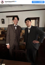 『ばけばけ』錦織さん＆庄田さんショットに反響「イケメン」「素敵な2ショット」