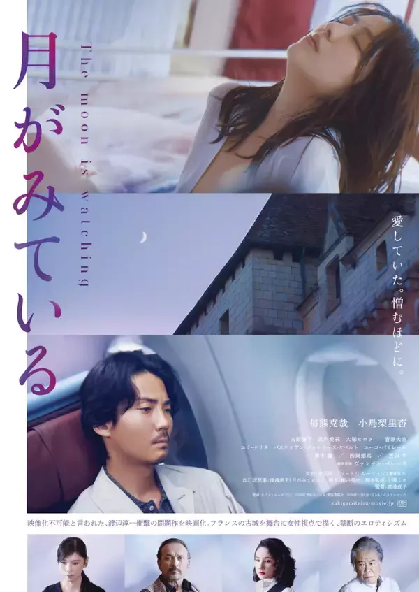 映画『月がみている』予告編＆ポスタービジュアル解禁　フランスの俳優ヴァンサン・ペレーズの出演決定