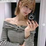 「171cm“人気ABEMAアナウンサー”、タイトなオフショルダー姿が「美しすぎる」「スタイル抜群」と絶賛の声」の画像1