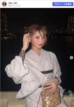 摂食障害＆デートDV被害告白した美女、すそからタトゥーちらり　粋な浴衣姿に反響