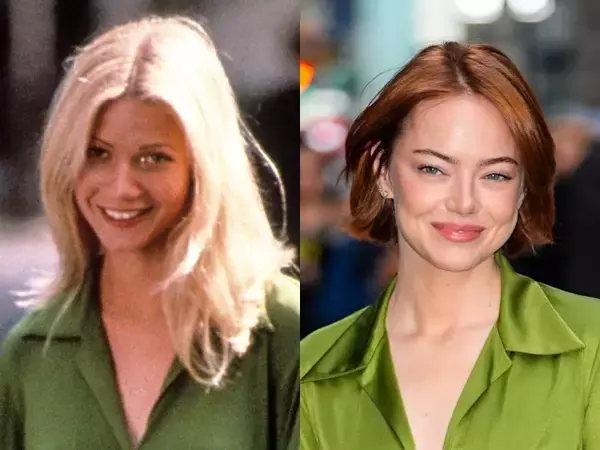 エマ・ストーン、グウィネス・パルトロウのアイコニックなルックを完全再現！