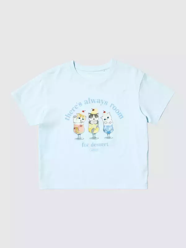 『mofusand』×ユニクロ「UT」コラボに新作！ “スイーツにゃん”をフィーチャーした4種展開