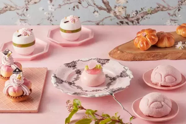 「華やかな“桜スイーツ＆パン”が登場！　グランドニッコー東京 台場で3月から発売」の画像