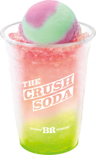 サーティワン「ザ・クラッシュソーダ」6．23から発売！　今年は「白桃＆マスカット」が新登場