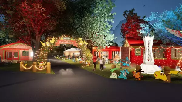 横浜赤レンガ倉庫に“ピカチュウたちのツリー”が登場！ 『ポケモン』クリスマス企画開催へ